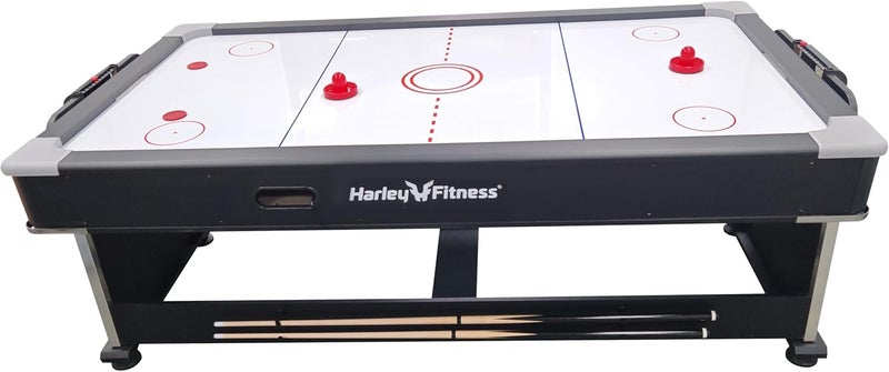 Harley Fitness 4-in-1 Multi Game Table – Pool, Table Tennis, Air Hockey & Dining Table Combo - Image 4