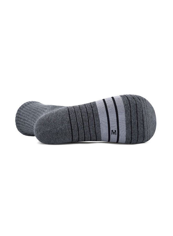 Tfo 5th Generation Hiking Socks Thickened Durable Running Socks Outdoor Mountaineering Socks C272 Men's Dark Gray L - Image 2