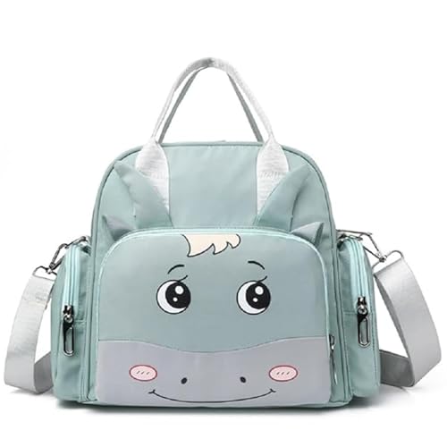 Winnies Diaper Tote Cum Backpack Maternity Bag for Moms | Stylish Lightweight Mother Bags with Zipper Closure & Adjustable Shoulder Strap | Baby Travel Organiser (Sky Blue) - Image 1