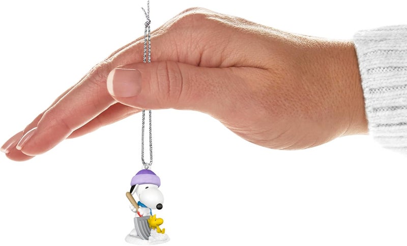 Hallmark Keepsake 1" Mini Christmas Ornament 2025, Peanuts Winter Fun with Snoopy, Gifts for Peanuts Fans - Image 2
