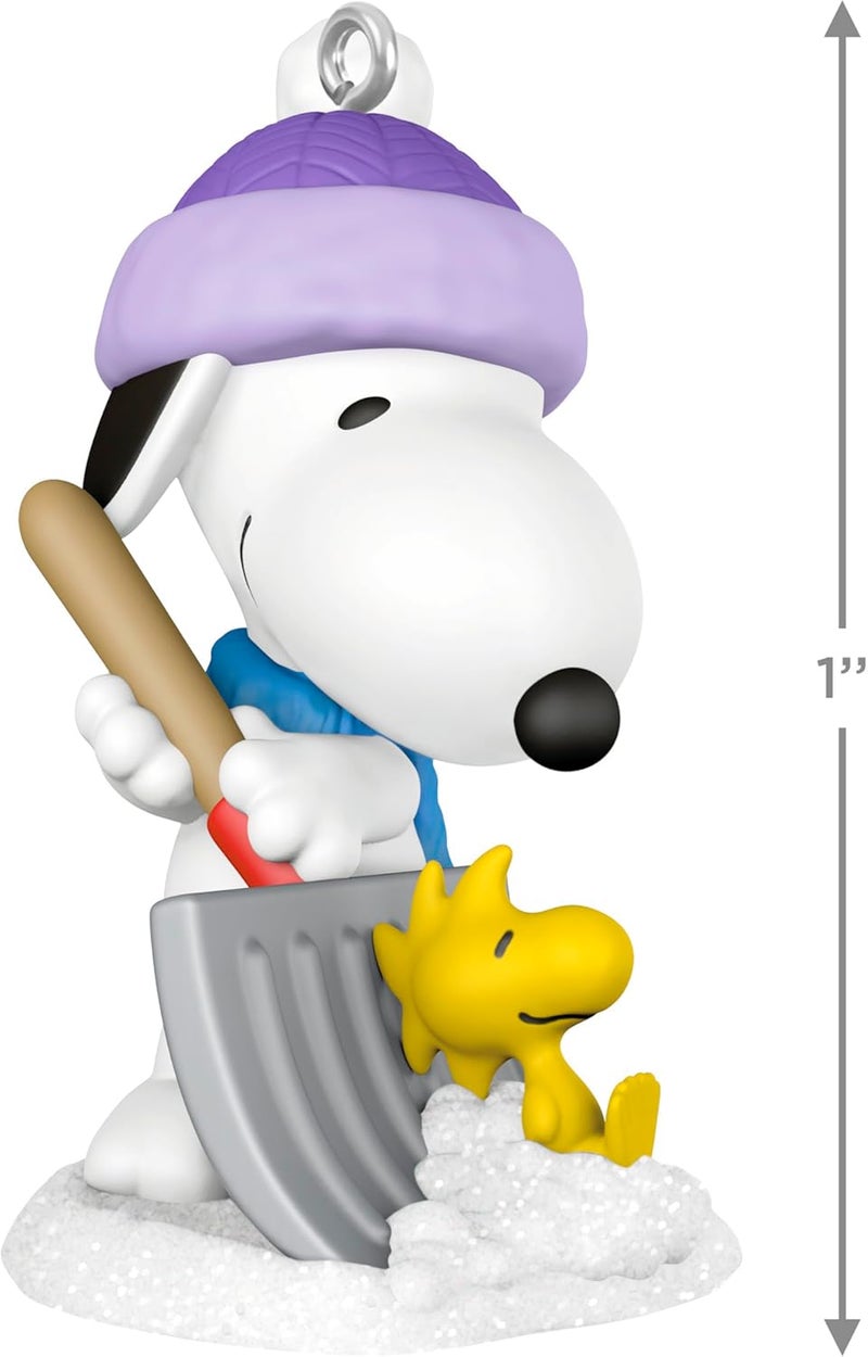 Hallmark Keepsake 1" Mini Christmas Ornament 2025, Peanuts Winter Fun with Snoopy, Gifts for Peanuts Fans - Image 4