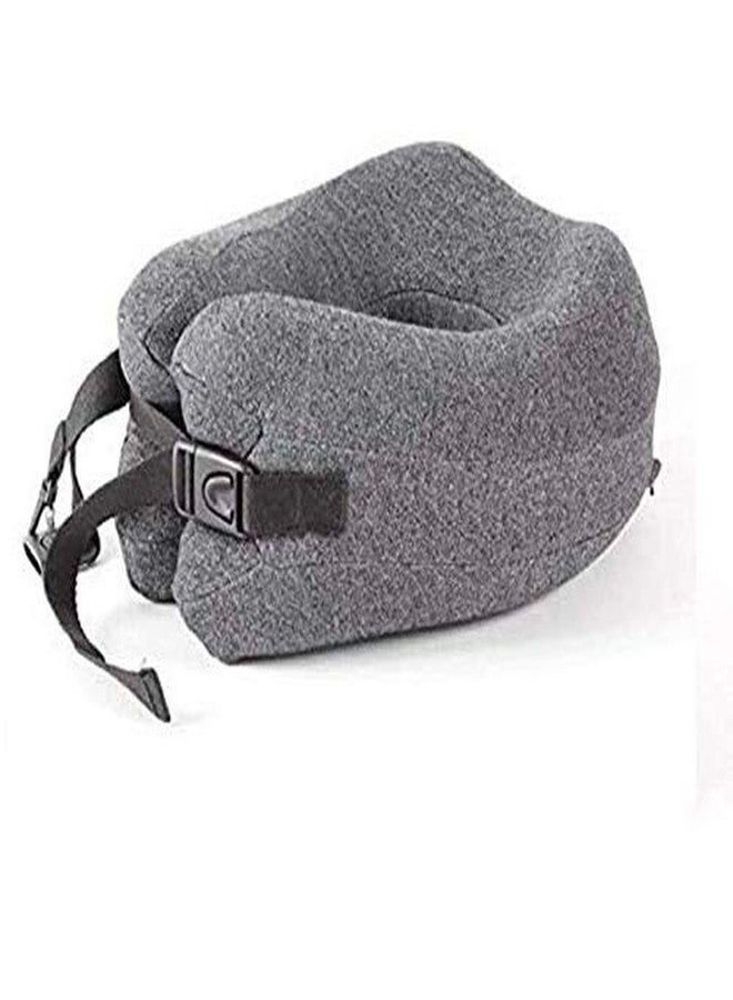 Aeoss Portable Memory Foam Travel Pillow Neck U-Shaped Pillow Neck Cushion Pillow for Flight Plane Grey - Image 2