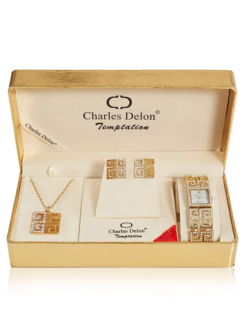 Charles Delon Watch and Jewellery Set