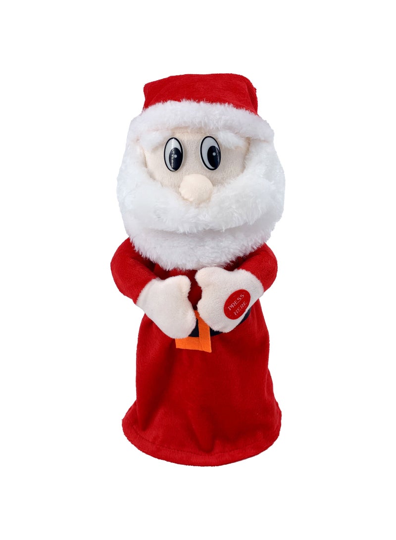 Party Magic Turning and Dancing Santa 12x30cm - Image 1