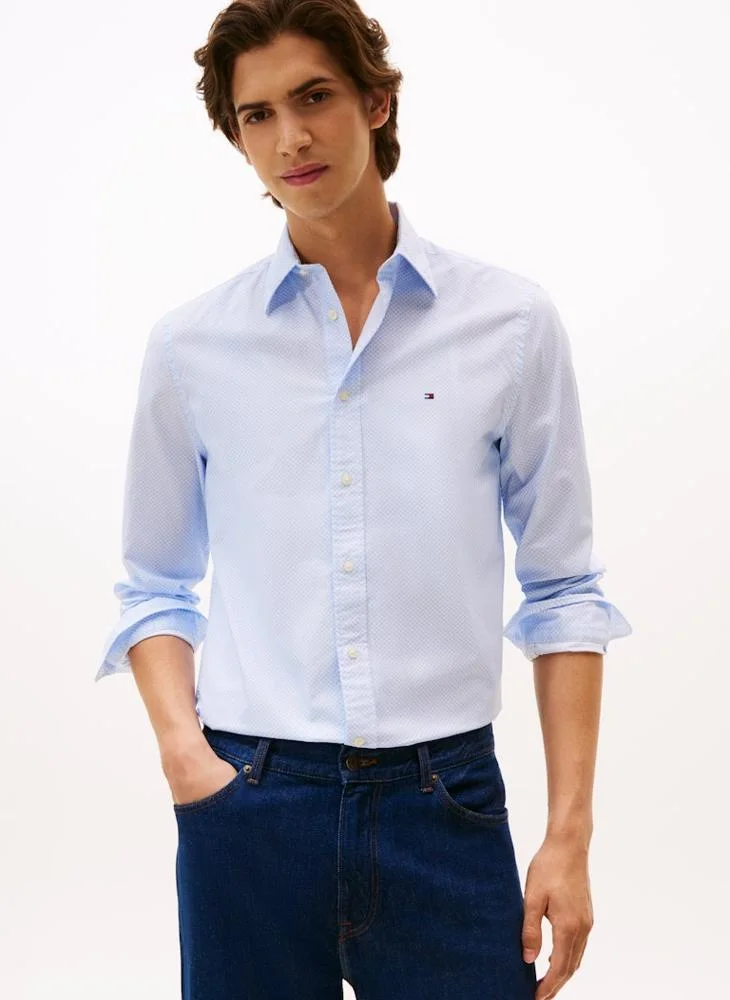 تومي هيلفيغر Logo Long Sleeve Shirt