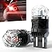 Zakolak 7443 LED Bulb Red Dual Brightness Brake Tail Light Turn Signal Compatible T20 LED Replacement for 7440 7443A 135V Pack of 2 - Image 2