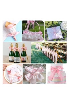 MARKQ Baby Pink Satin Ribbon, 38mm x 25yd Fabric Polyester Ribbon for Gift Wrapping, Party Favors, Wedding Decorations, Bow Making, Bouquets, Sewing Projects & Craft Supplies  - Image 5