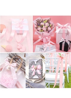MARKQ Baby Pink Satin Ribbon, 38mm x 25yd Fabric Polyester Ribbon for Gift Wrapping, Party Favors, Wedding Decorations, Bow Making, Bouquets, Sewing Projects & Craft Supplies  - Image 4