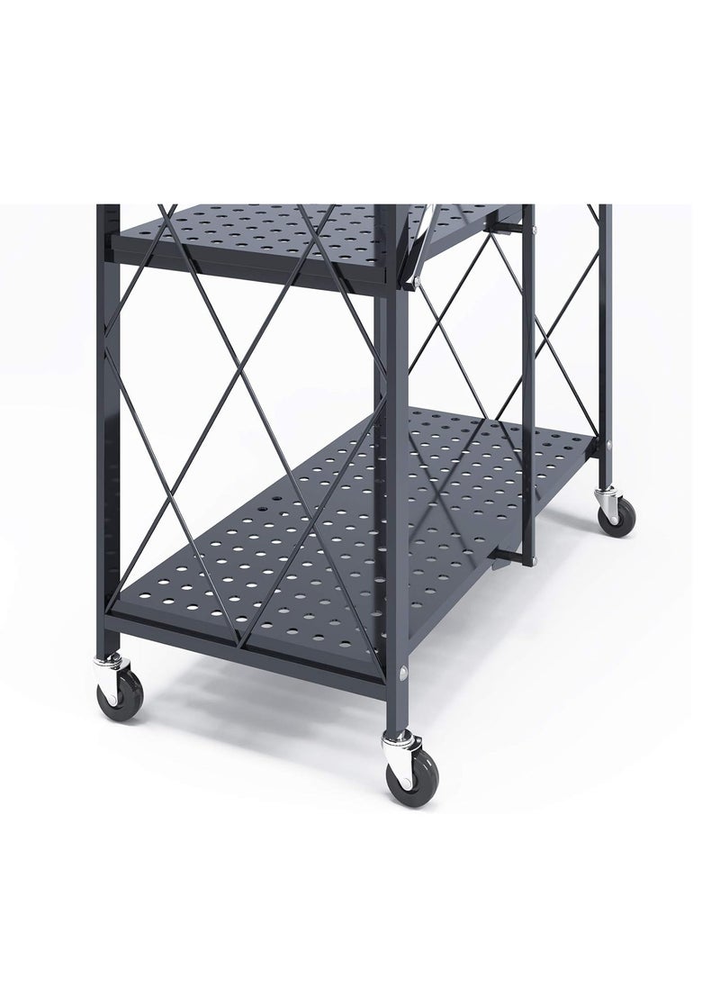 RollsTimi  2-Tier Rack Black 122x9x39cm  - Image 2