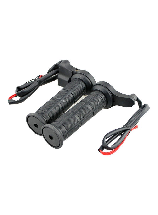 Loquat 2-Piece Motorcycle Electric Heating Handlebar Warmer With Switch Control - Image 5