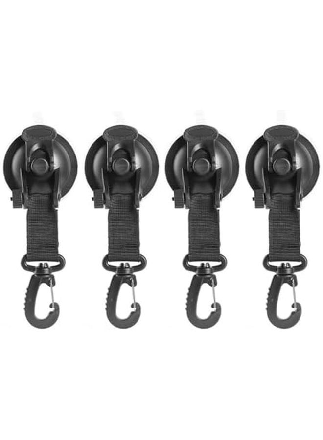 20Pcs Reusable Car Suction Cup Hooks Round Buckle Portable Travel Home Outdoor Tent - Image 2