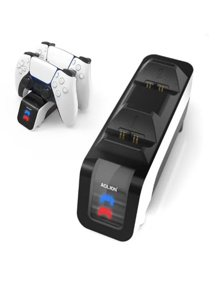 AOLION Suitable for Sony 5 PlayStation 5 Hand Charger Console Dual Sense PS5 Controllers Dock Station - Image 2
