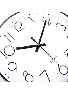 ماركة غير محددة Wall Clock, Silent Non Ticking Quality Quartz Battery Operated, Round Easy to Read, Silent Wall Clock for Bedrrom, Living Room, Kitchen, Office, School Home Decor(12 INCH)  - Image 4