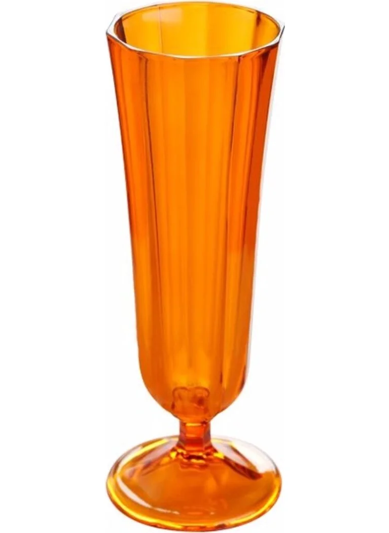Porland Orange Flute Champagne Glass 130 cc 4-pack 04FIA001736