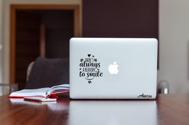Add-Ons Quote #2 Decal Sticker For Laptop & MacBook (Black) - Image 1
