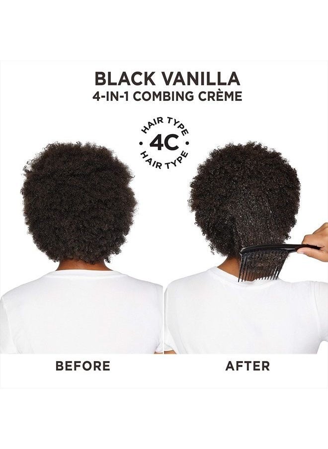 Carol's Daughter - Black Vanilla Moisture & Shine 4 in 1 Combing Creme for Dry Hair and Dull Hair, with Sweet Almond Oil and Vanilla Fruit Extract, Hair Detangler, 8 fl oz - Image 1