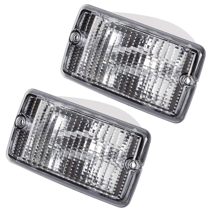 ECOTRIC Clear Bumper Signal + Fender Side Marker Lights Combo Compatible with 1997-2006 Jeep Wrangler TJ Turn Signal Parking Lights Replacement for 55055020AC 55055020AD - Image 4