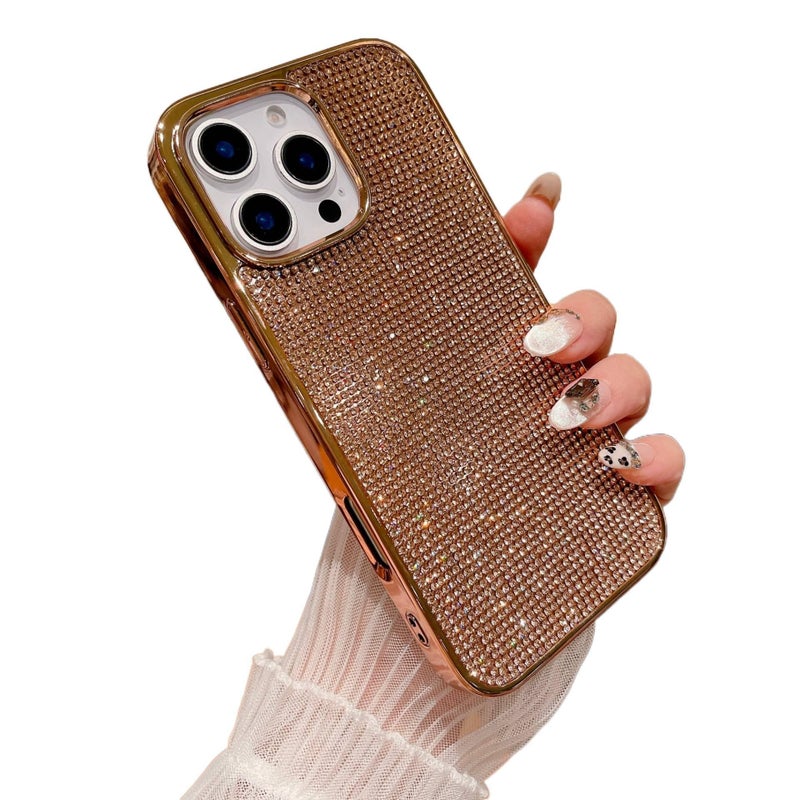 Protective Case | Shockproof Cover for iPhone 14 / 14 Plus / 14 Pro / 14 Pro Max | Shockproof | Desert Gold Crystal - Image 1