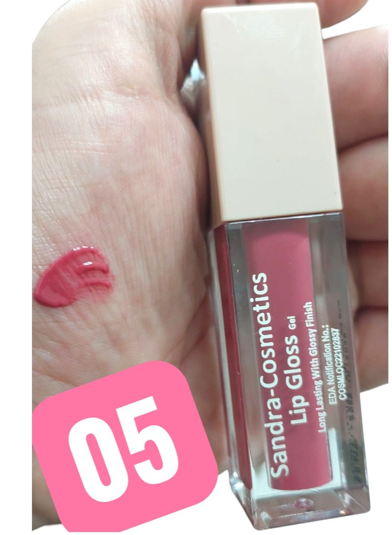Sandra Gel Lip Gloss – Shade 05 | Rich Color and Lasting Shine - Image 2