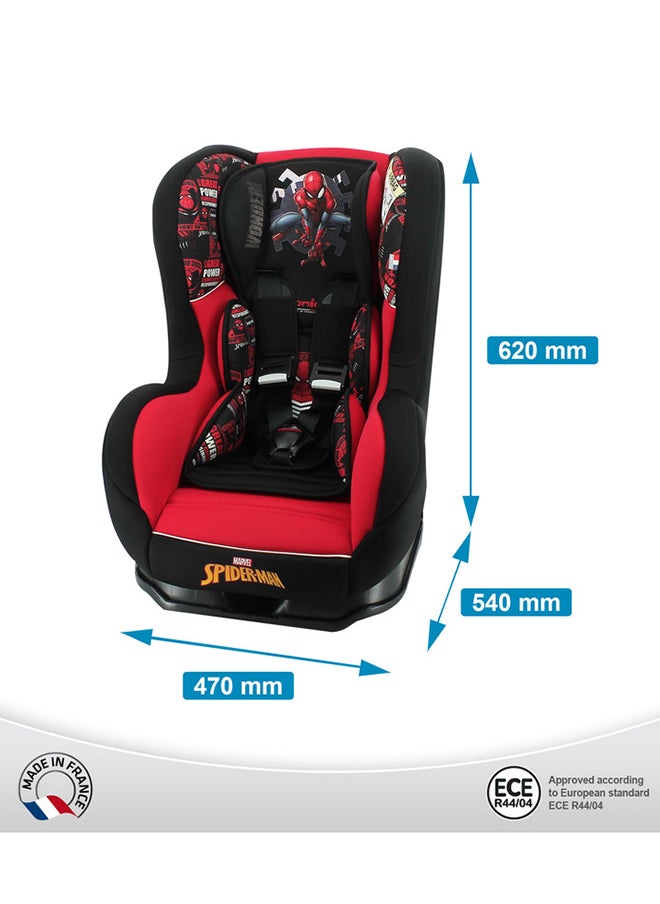 Cosmo Spiderman Power Baby Car Seat, Group 0,1 (0-18Kg), Suitable From Birth Suitable From Birth
