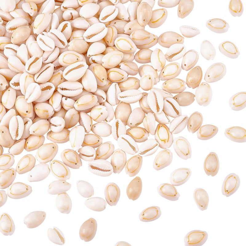 PH PandaHall 150250 Pcs Tiny Cowrie Sea Shells Oval Ocean 912mm Beach Spiral Seashells Craft Charms for Bracelet Neckalce Jewelry Candle Making Home Decor Party Wedding Decor Fish Tank Vase Filler