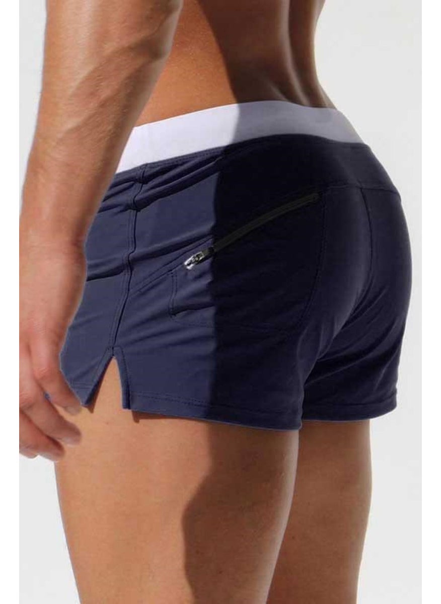 Angelsin Men's Navy Blue Shorts  - Image 2