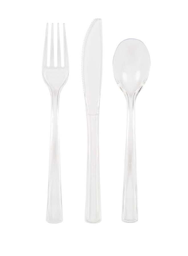 أدوات مائدة شفافة