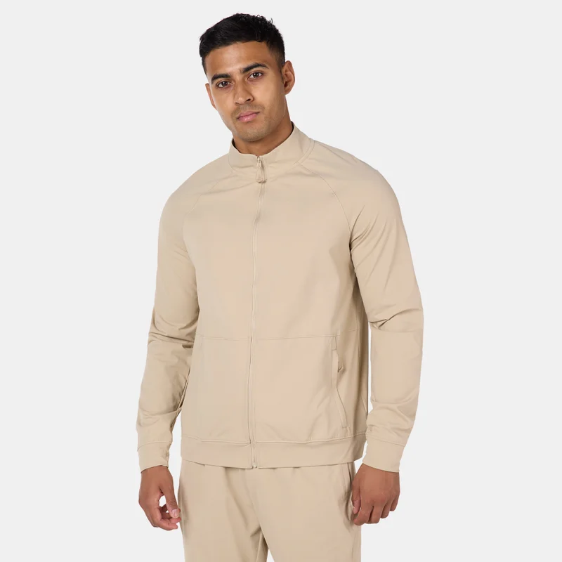 Sun and Sand Sports Beige Men's Track Jacket for Men | Best Price UAE