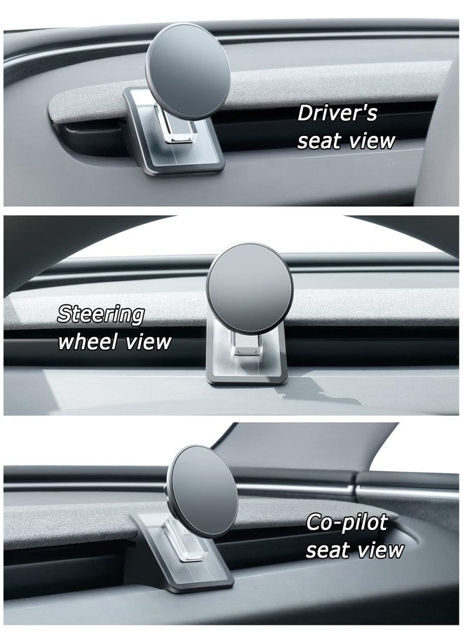 ANKEWAY Phone Mount for Tesla Model 3 Highland Model Y Juniper 2025, Magnetic Phone Holder for Tesla Model 3 Model Y Accessories 2025, Easy Installation for MagSafe, Compatible with iPhone 16 15 14 13 12 - Image 3