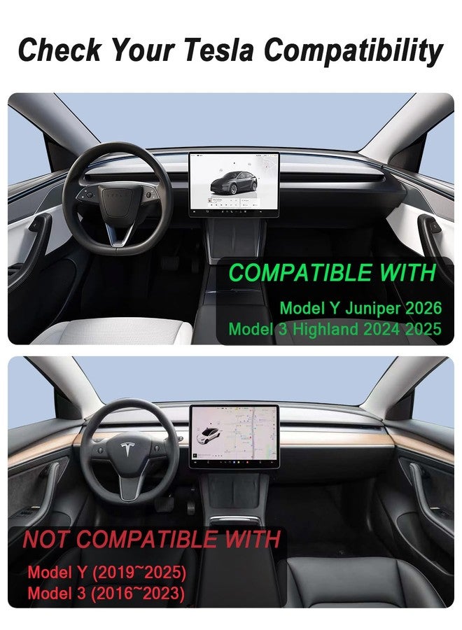 ANKEWAY Phone Mount for Tesla Model 3 Highland Model Y Juniper 2025, Magnetic Phone Holder for Tesla Model 3 Model Y Accessories 2025, Easy Installation for MagSafe, Compatible with iPhone 16 15 14 13 12 - Image 2