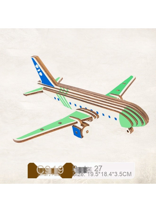 ألعاب تركيب ثلاثية الأبعاد للأطفال مصنوعة من الخشب