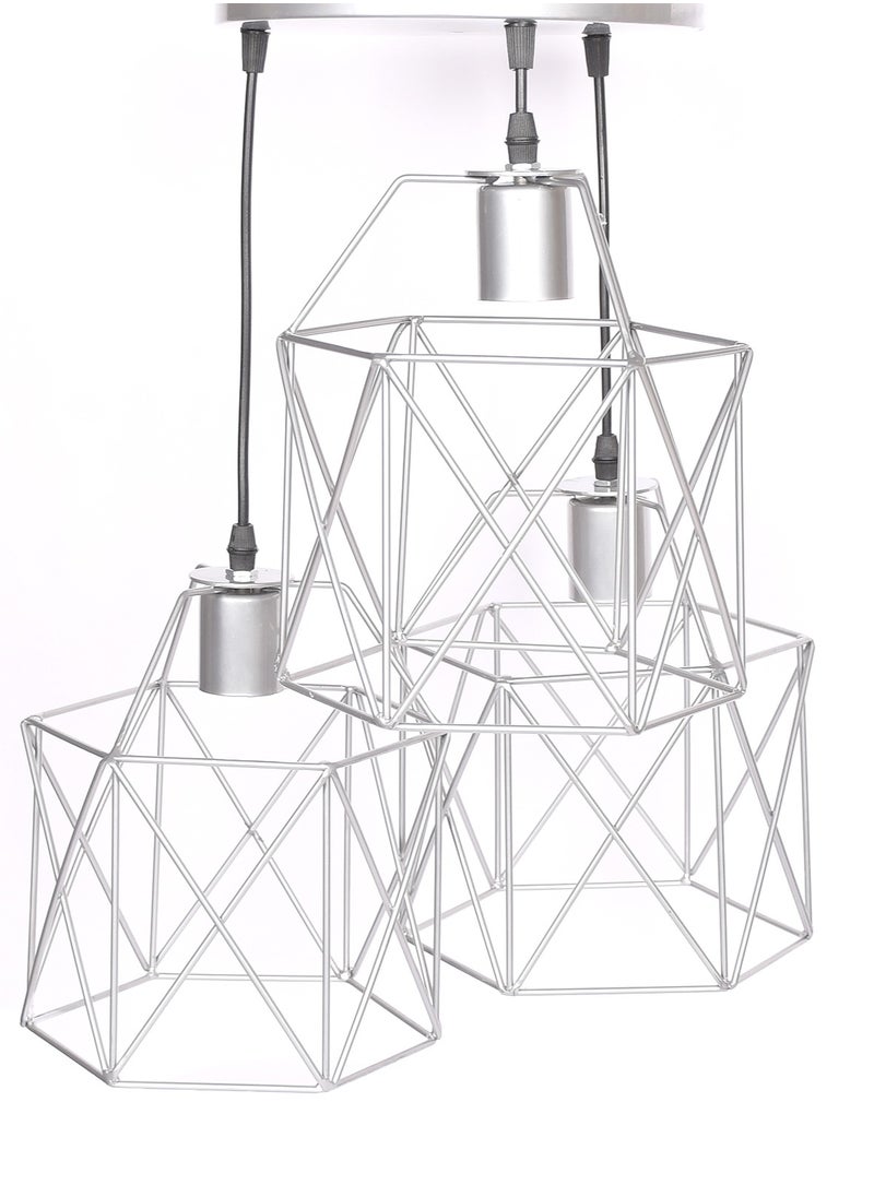Generic metal Chandelier silver  - Image 2
