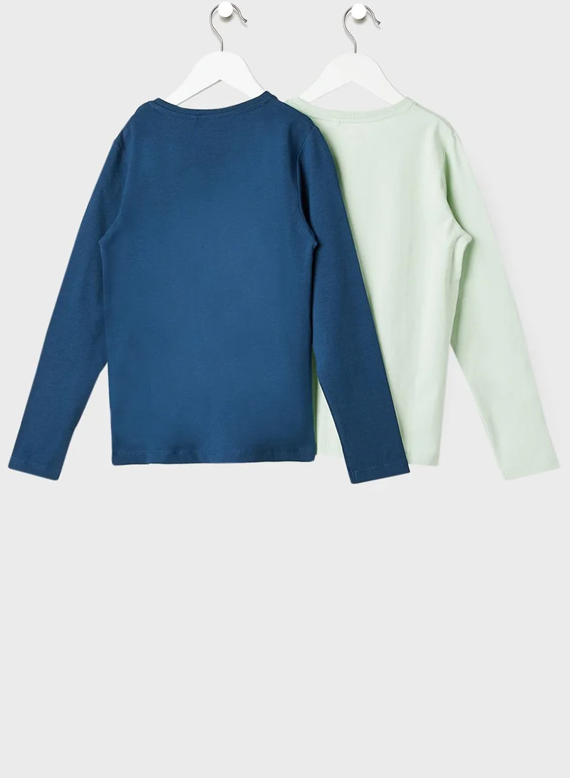 NAME IT Kids 2 Pack Long Sleeve T-Shirt