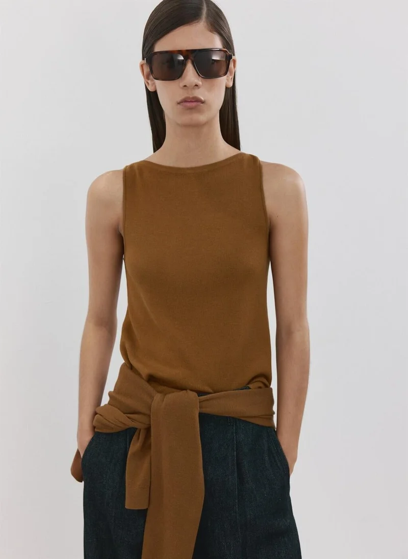 Mango  Fine-knit top for Women | Best Price UAE