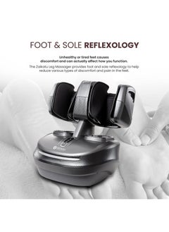 ZEITAKU ZEITAKU LECAFU 2-in-1 Detachable Foot Massager for Improve Blood Circulation and Pain Relief with Heat Massage, Vibration and Shiatsu Therapy to use on Feet, Calf, Arms, Legs, Knees and Shins at Home  - Image 4