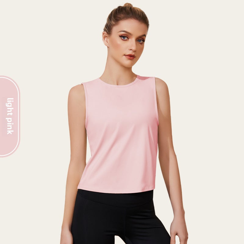 Breathable Quick-Dry Yoga Tank Top Women 2024 Black (short) - Image 5