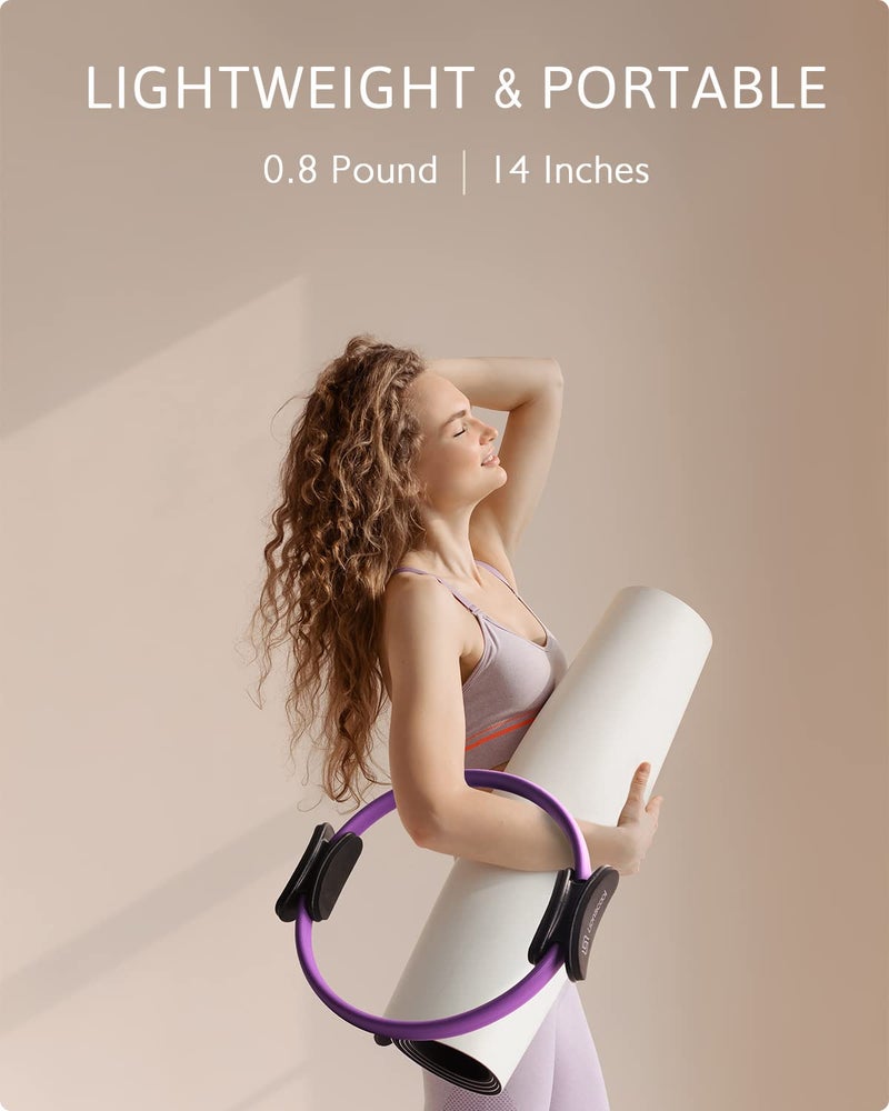 LIONSCOOL Pilates Ring Set (Purple) - Image 2