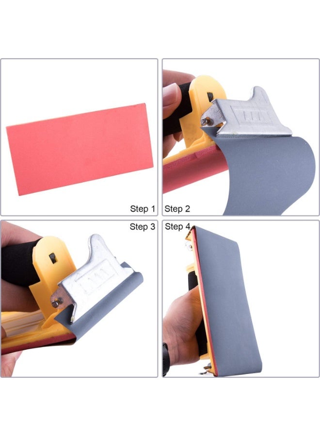 HZYH 48 Pcs Wet and Dry Sandpaper Set with Sanding Block, Abrasive Paper for Automotive, Wood, and Furniture Finishing, 120 to 7000 Grits, 9 x 3.6 Inches - Image 4