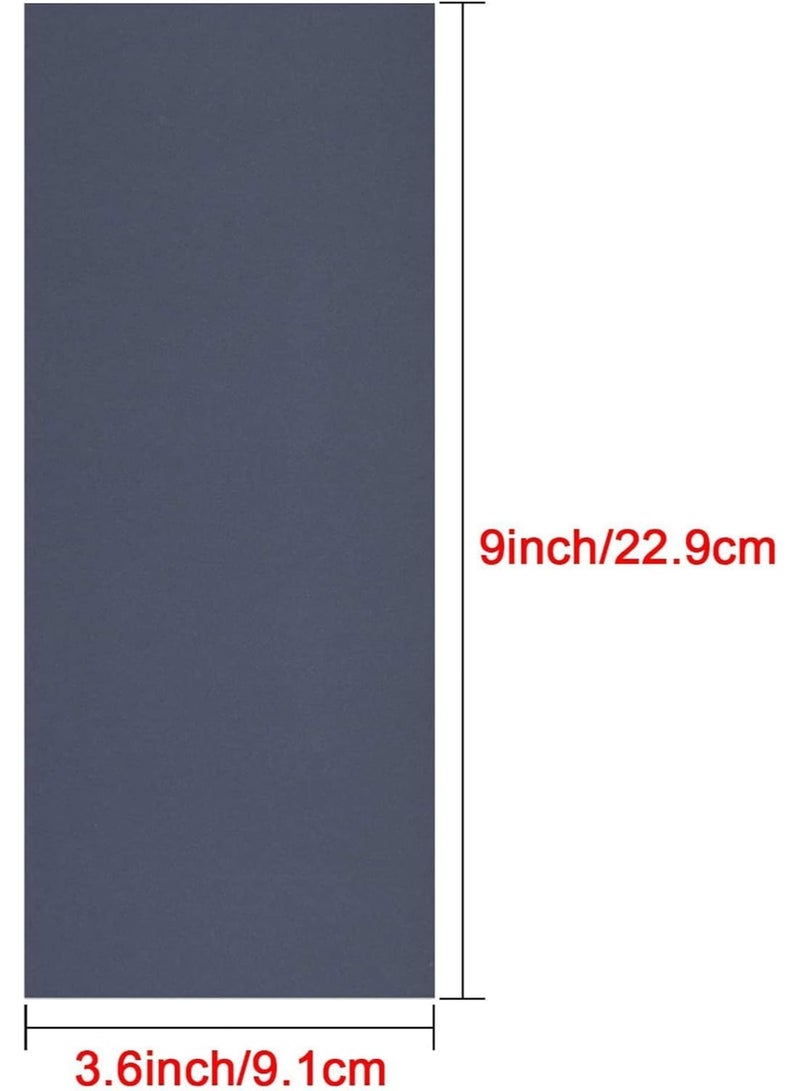 HZYH 48 Pcs Wet and Dry Sandpaper Set with Sanding Block, Abrasive Paper for Automotive, Wood, and Furniture Finishing, 120 to 7000 Grits, 9 x 3.6 Inches - Image 2