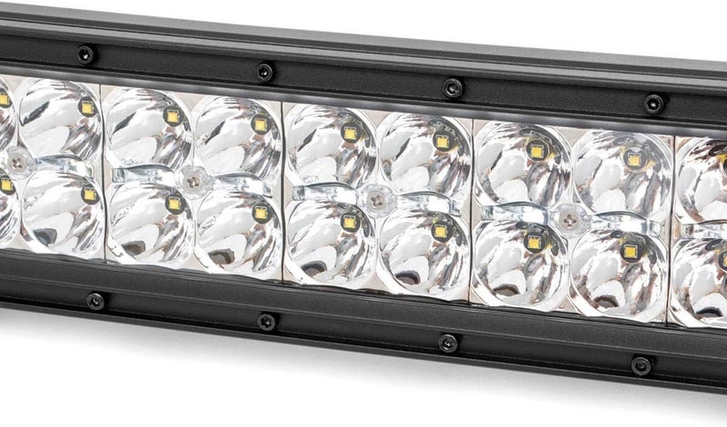 Rough Country 30" Dual Row Curved LED Light Bar with White DRL - 300W, 27000 Lumen CREE LED, Spot Flood Combo Beam for Off-Road Truck, Jeep, UTV - Image 4