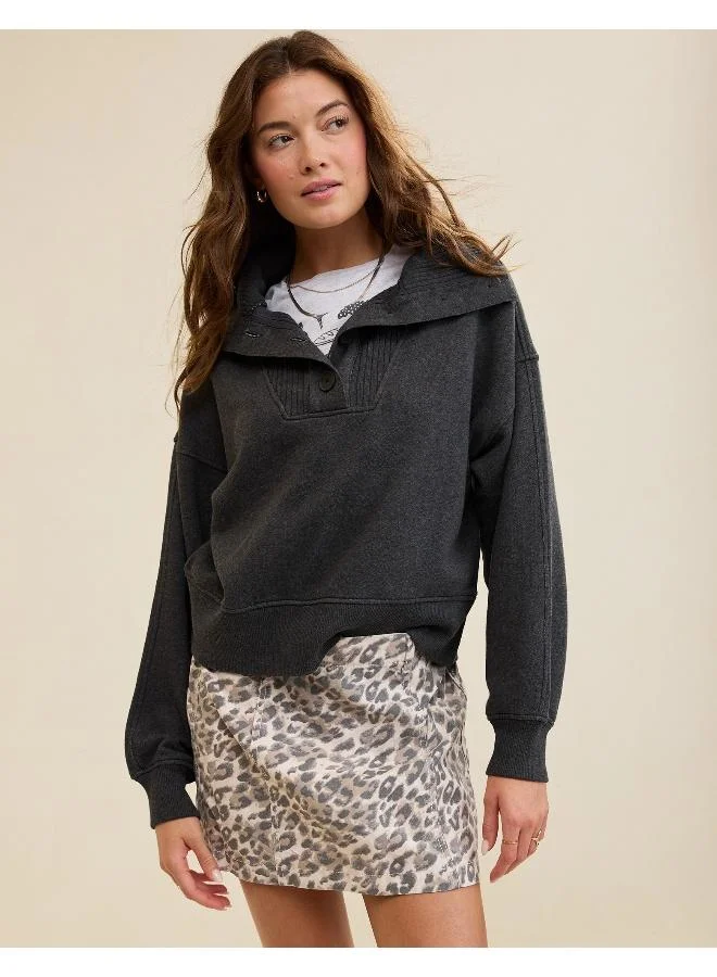 Aerie Aerie Best Button Sweatshirt