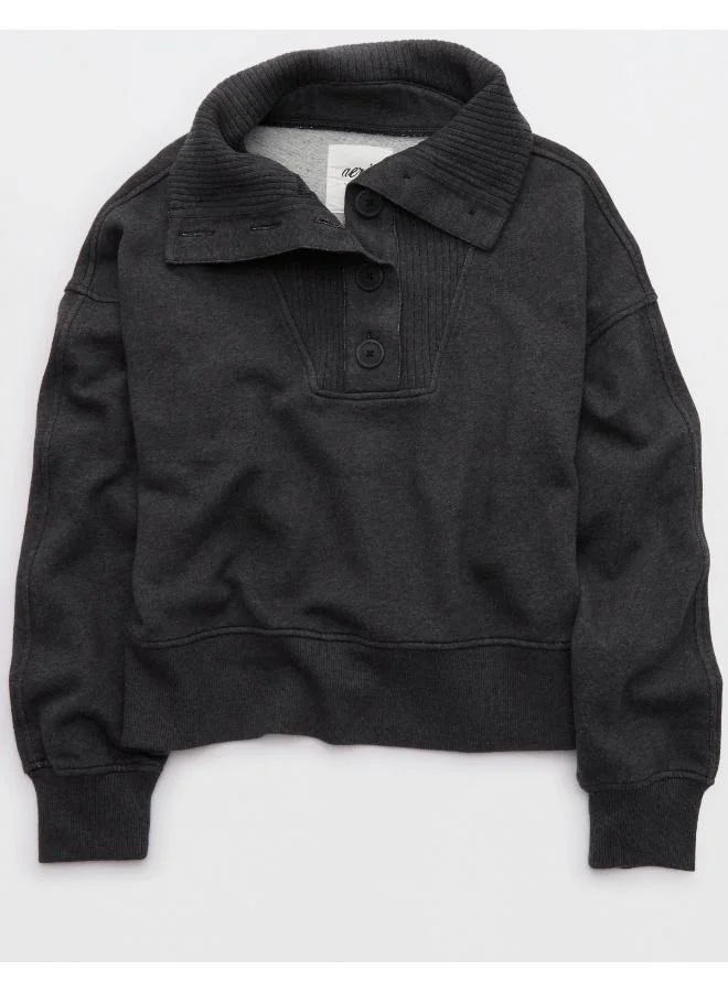 Aerie Aerie Best Button Sweatshirt