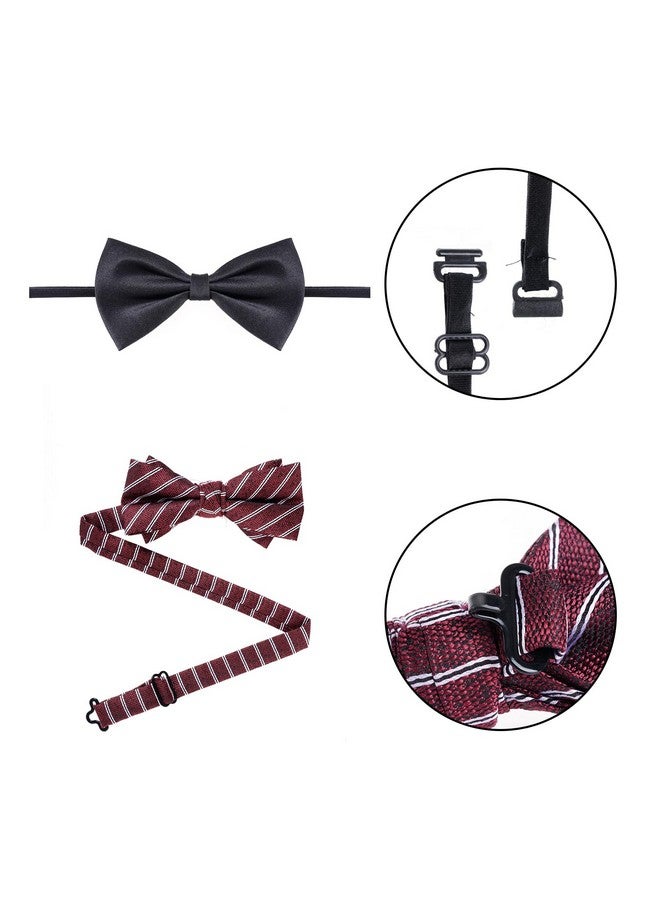 Yookat Yookat 1920s Mens Costume Roaring 20s Costumes for Men Hat Bow Tie 1920s Mens Costume Accessories Set for Halloween (classical) - Image 4