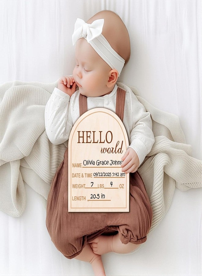 eoscasely Monthly Baby Milestone Wooden Signs, Double-Sided Bow-Themed Baby Milestone Discs with Hello World & My First Holiday Designs – Cute Baby Announcement Sign & Photoshoot Props for Boys and Girls (Bow) - Image 4