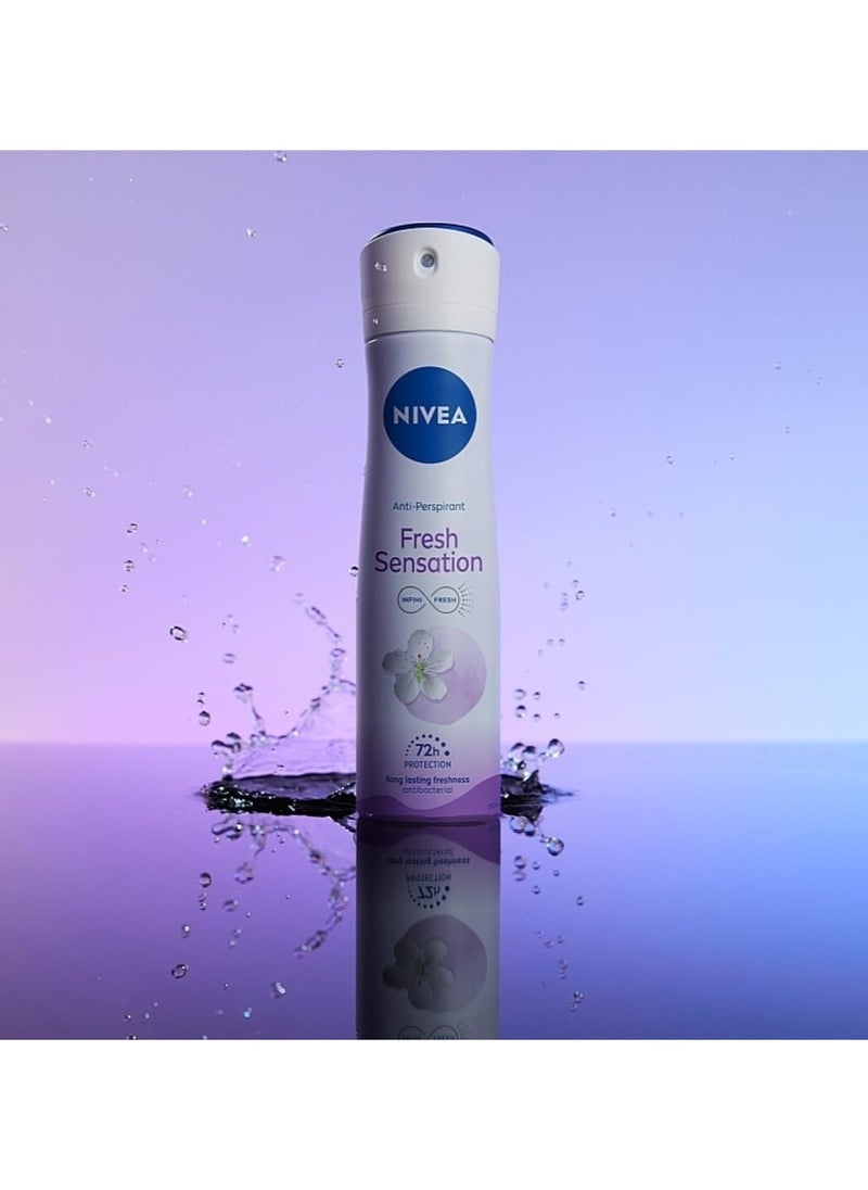 Nivea - Nivea Fresh Sensation 72 Hour Deodorant 150 ml, White - Image 1