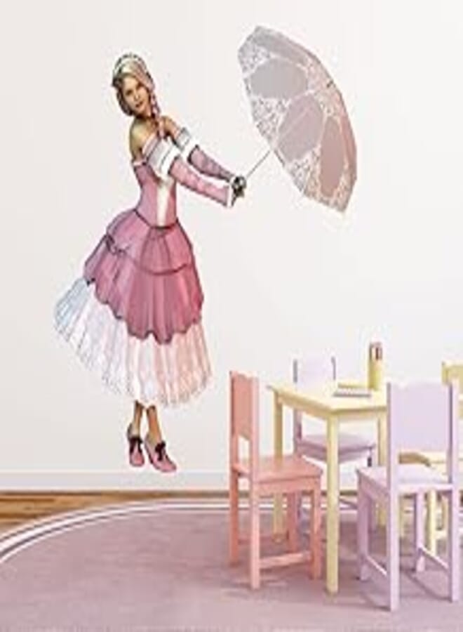 Decorative kids room sticker - Brincesslea (60x65cm)