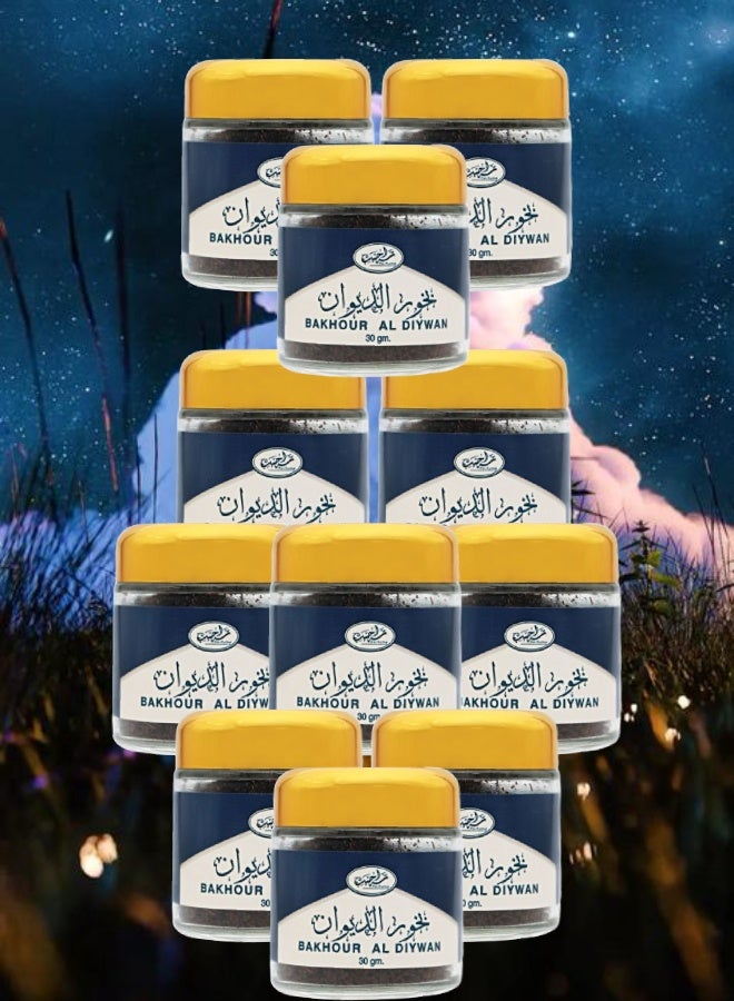 MARAHIB 11 Pieces Bakhour Al Diywan 30g - Image 1