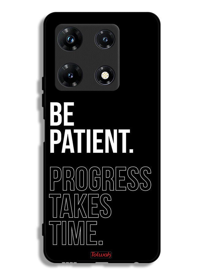 Tolwak Infinix Note 30 Pro Protective Case Cover Be Patient Progress Takes Time - Image 1