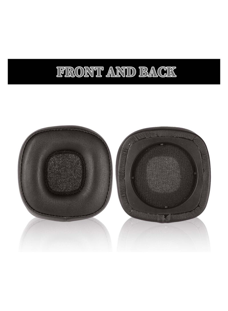 Replacement ear cushions compatible with Marshall Major IV wireless headphones, crafted from soft protein leather and memory foam. - Image 4