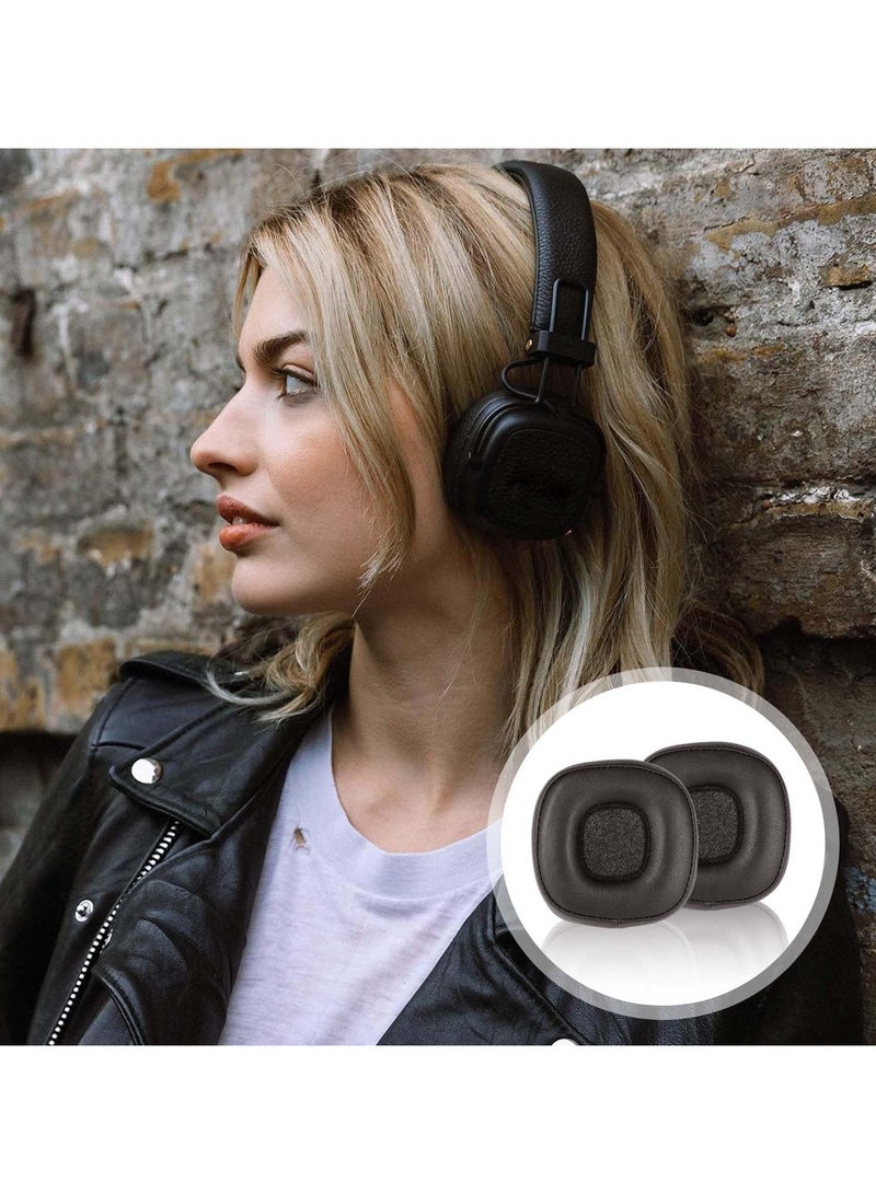 Replacement ear cushions compatible with Marshall Major IV wireless headphones, crafted from soft protein leather and memory foam. - Image 5
